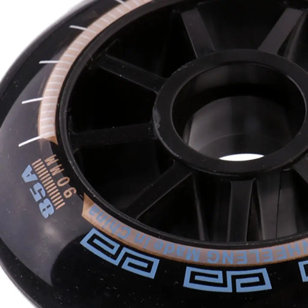 

Speed Skating Wheels 85A Hardness Inline Skate Accessories Smooth Roller Wheels for Indoor Outdoor Use