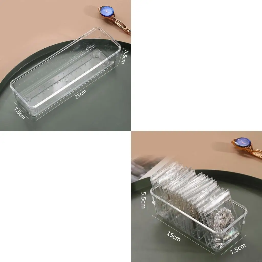 

Высококачественная коробка для хранения ювелирных изделий, набор прочных пластиковых органайзеров для ювелирных изделий, коробка