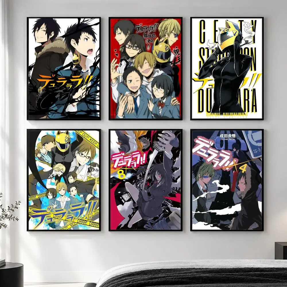 anime Durarara!! Poster  HD Poster Simple Home Decoration Suitable for Living Room Bedroom Corridor Gift Giving