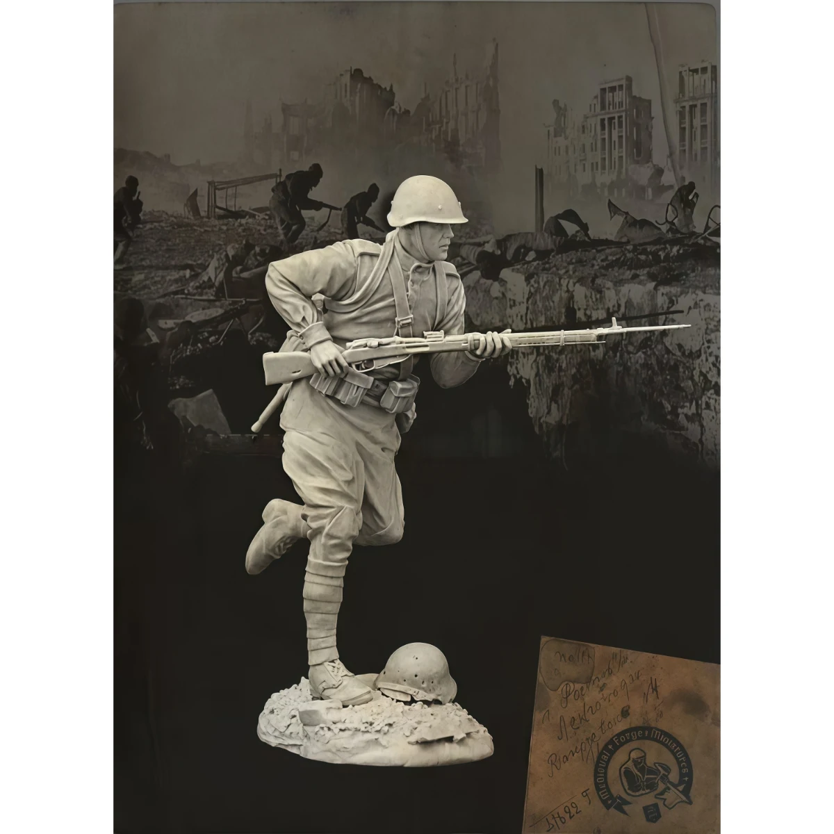 

1/35 resin unpainted model kit, military theme, Soviet infantry unassembled and unpainted GK,1604R