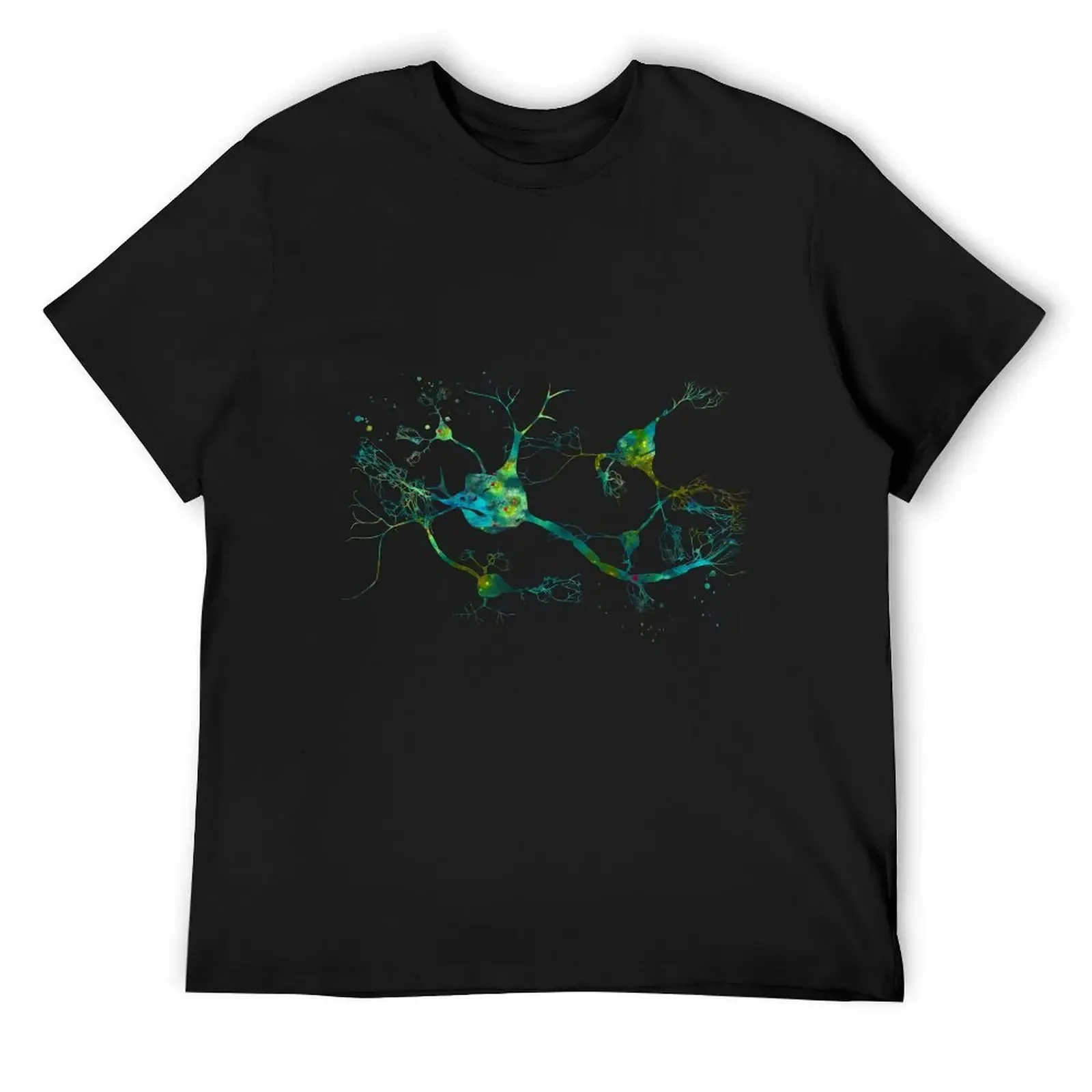 Neurotransmitters Neuron Synapse T-Shirt summer tops heavyweights tees mens t shirts