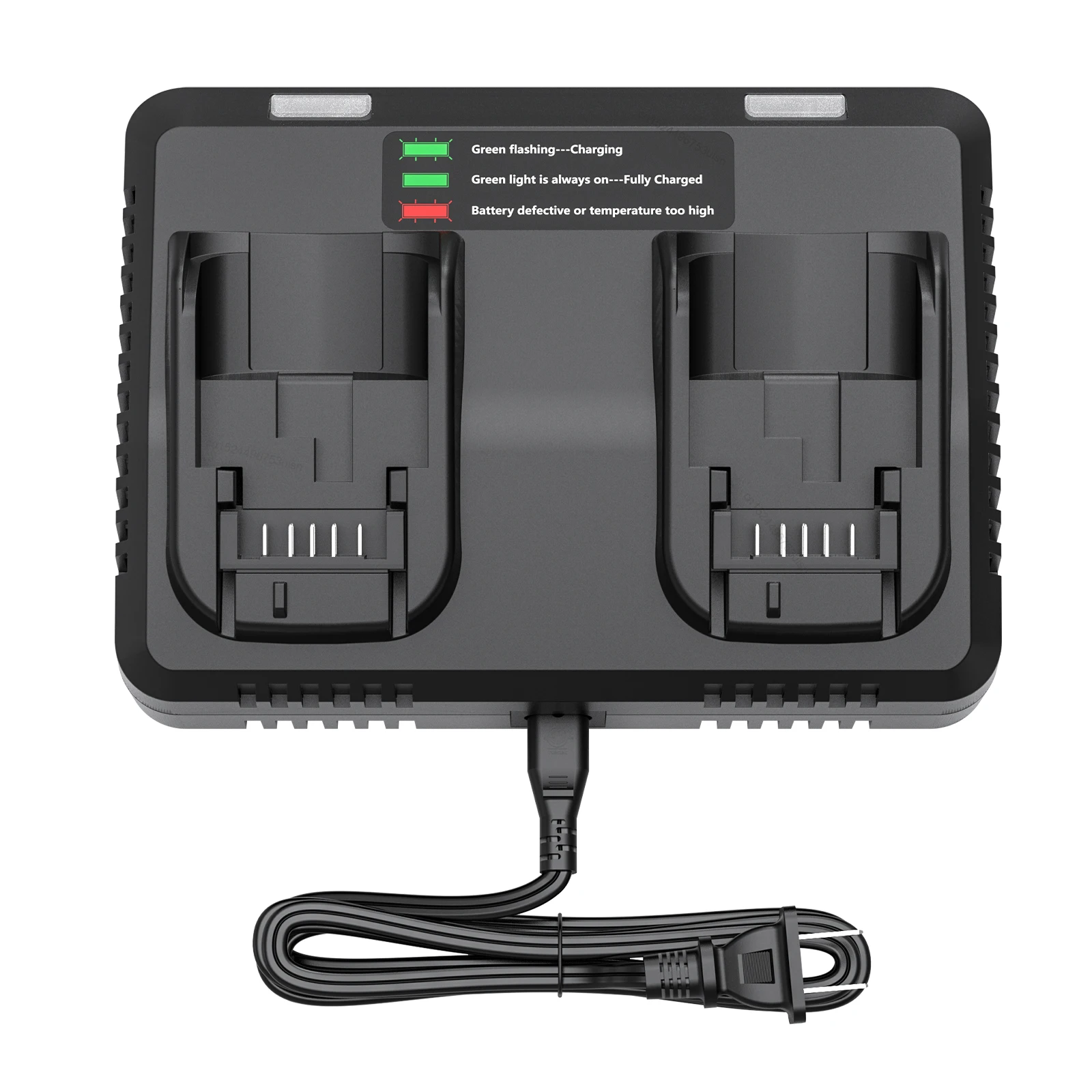 EU Stecker Für Dewalt 18V-60V Batterie Ladegerät 220V Ersatz Für Dewalt DCB206 DCB205 DCB200 DCB609 akku Ladegerät – Detail 1