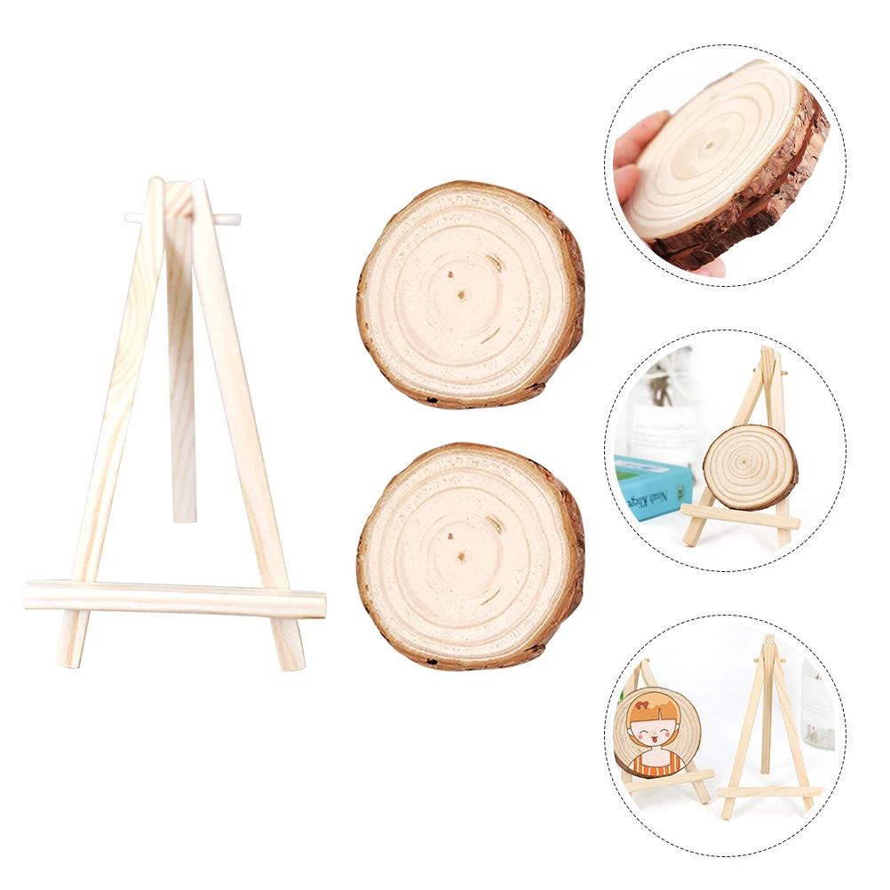 

1 set 1 Set Wooden Crafts Decorative Pendants Blank Rings Handwork Slice Sturdy Unfinished Slice For Diy Party Home Decor Craft