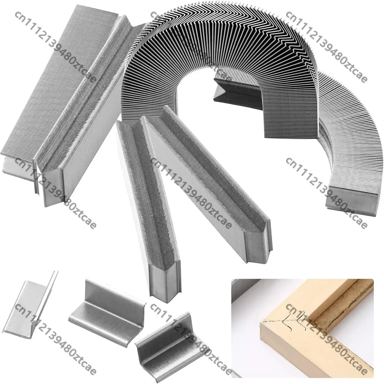

7-15MM V-shaped Picture Frame Nails 4500PCS Hardwood Photo Framing Joint Nails Woodworking Frame Fastener Nails