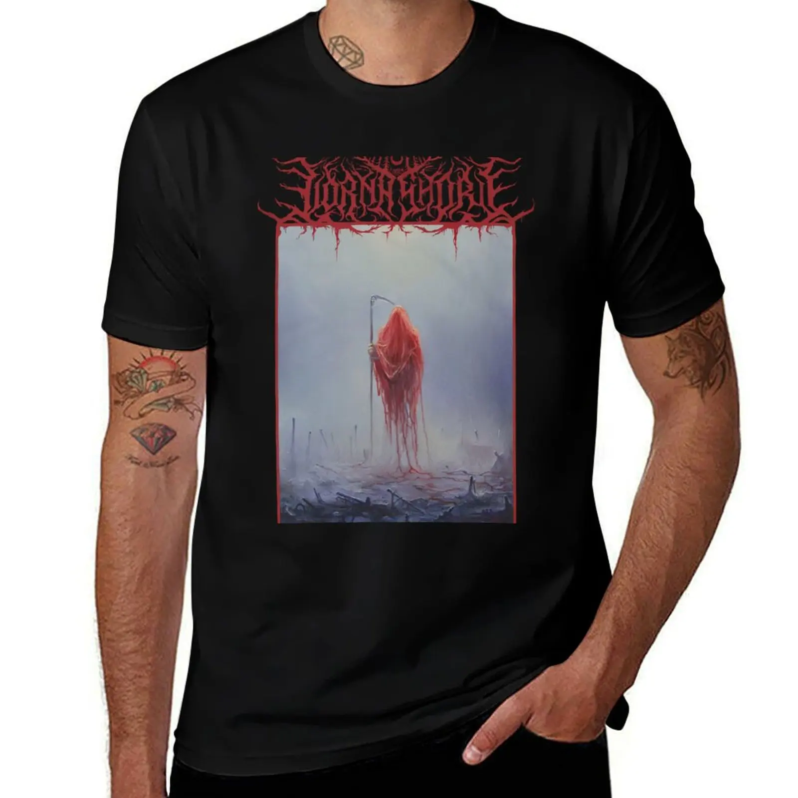 And I Return To Nothingness Lorna Shore T-Shirt custom t shirt anime tshirt baggy shirts summer top Men's cotton t-shirt