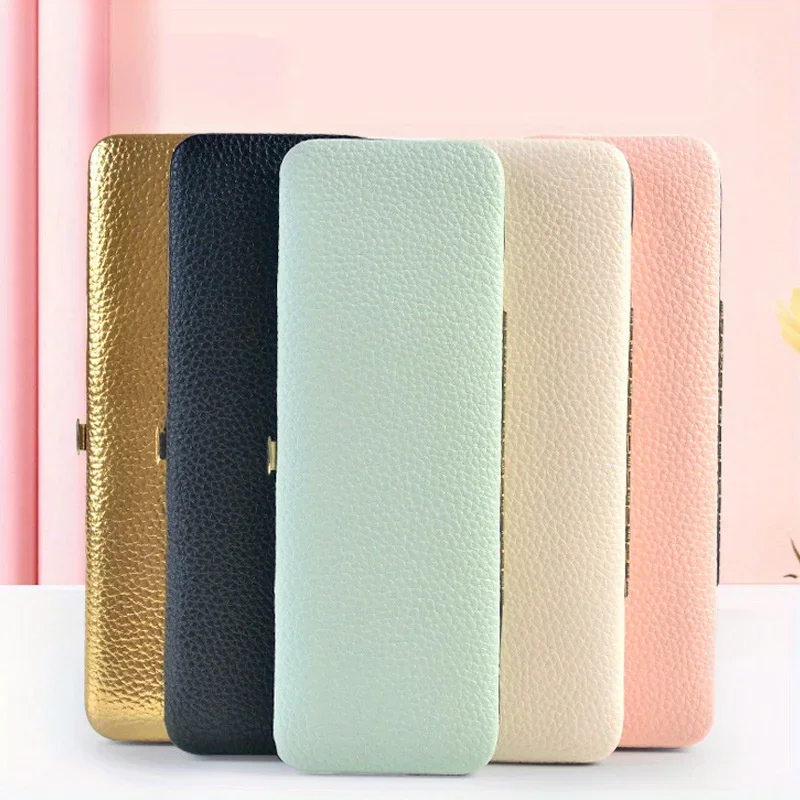 Organizador de pinças de cílios femininas, bolsa de pinças de extensão de cílios, caixa de armazenamento individual para pinças, pincel de maquiagem