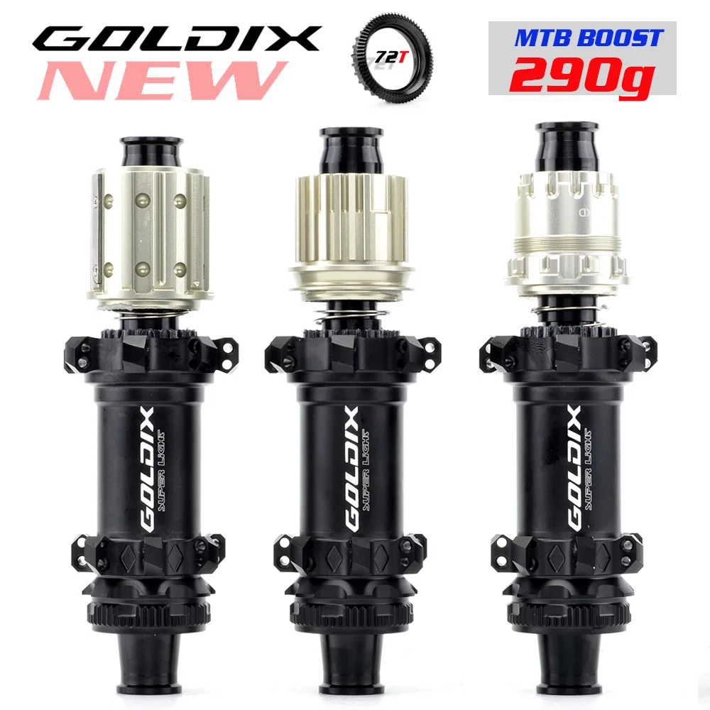 

GOLDIX M160 Super Light MTB BOOST Hub 6-болтовый центральный стопорный диск 28H Ratchet 72T Ступица для горного велосипеда XD Class Bike Hub для SHIMANO 11 12 Speed