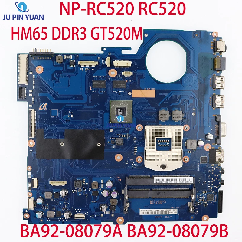 

BA92-08079A BA92-08079B For Samsung NP-RC520 RC520 Laptop Motherboard 15 Inch HM65 DDR3 GT520M Graphics DDR3