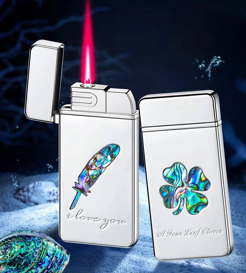 

NEW High-quality Windproof Red Flame Design Highly Creative Aesthetically Pleasing Lighter Sturdy Durable Men's Gift Lighter