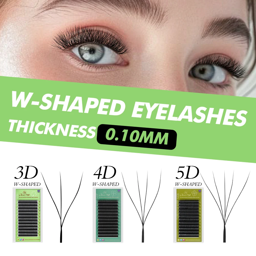 Glamlash 4DW 5DW 0.10Mm Curl Eyelash Extension False Lash