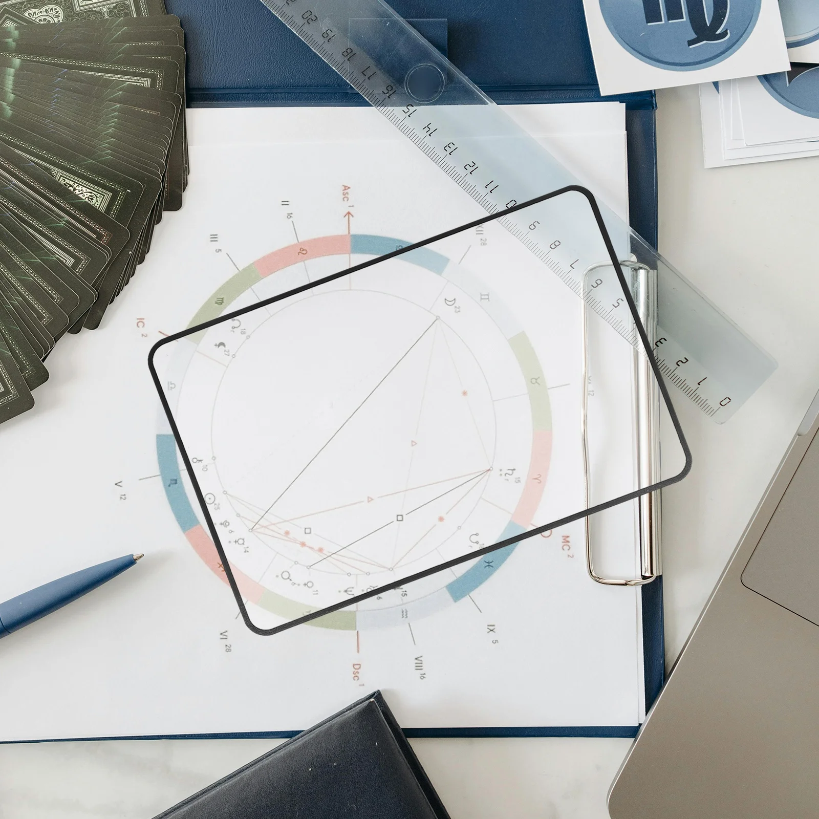 

1pcs Full Page Magnifying Glass Reading Pvc Lightweight Magnifier Bookmark Large Area Magnifying Sheet For Books Newspapers