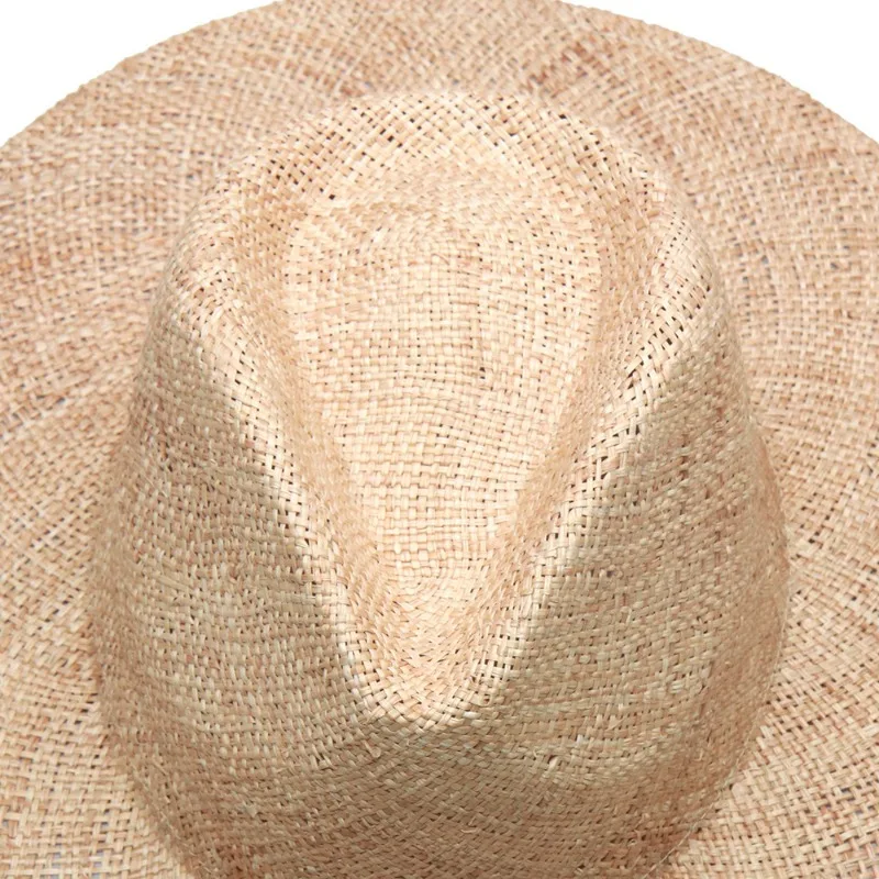 Fashion Palm Straw Hat Fedora Sun Protection Beach Vacation Casual Cap Women EU US