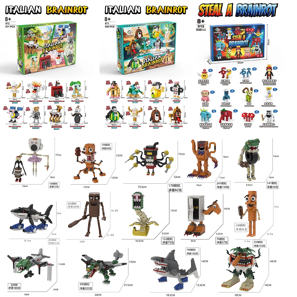 

Learn Chinese Myths with Chimeraland Blocks - 8 Evolution Beasts Included! Great Gift for Kids, Ships Same Day from US!