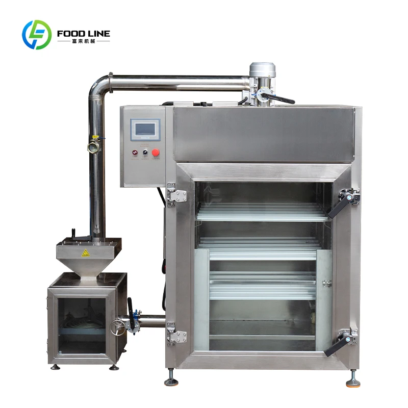 

Stainless Steel Commercial Smokehouse Oven Wood Pellet Smoker Multifunctional High Capacity for Meat Sausage Ham Fish Smoking