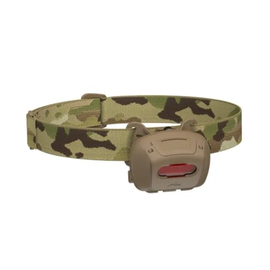 

Quad Tactical MPLS Headlamp with 4 Ultrabright RGB LEDs and 78 Lumens IPX7 Water Resistance Essential for Camping Paddling Trad