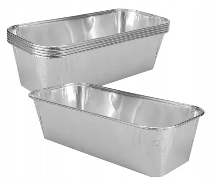 1000 ml aluminium bakvorm set van 5 stuks