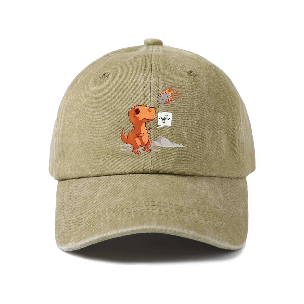 Squirrel with Letter E Vintage Washed Baseball Cap, Adjustable Unisex Dad Hat, Everyday Gift