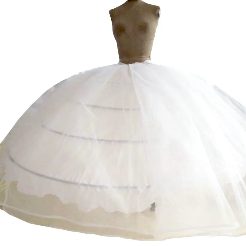 Hohe Qualität 4 Hoops Petticoat Unterrock Für Super Große Ballkleid Brautkleider Brautkleider Hochzeit Zubehör Krinoline