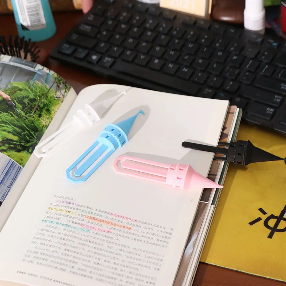 Creative 3D Printing Magic Castle Bookmarks Castle Shape Novelty Spire Bookmarks Handmade Ornaments Reading Tool Student Gifts