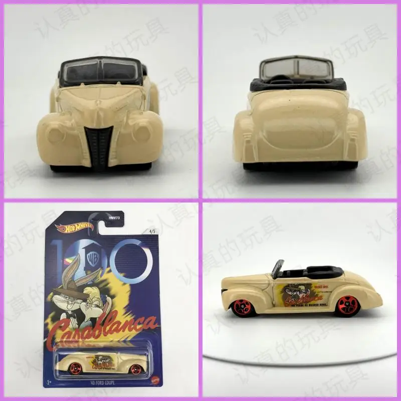 [In stock] HOT WHEELS Original HMV73 MIDNIGHT OTTO 40 FORD COUPE Finished Goods Model Toy Gifts Kids