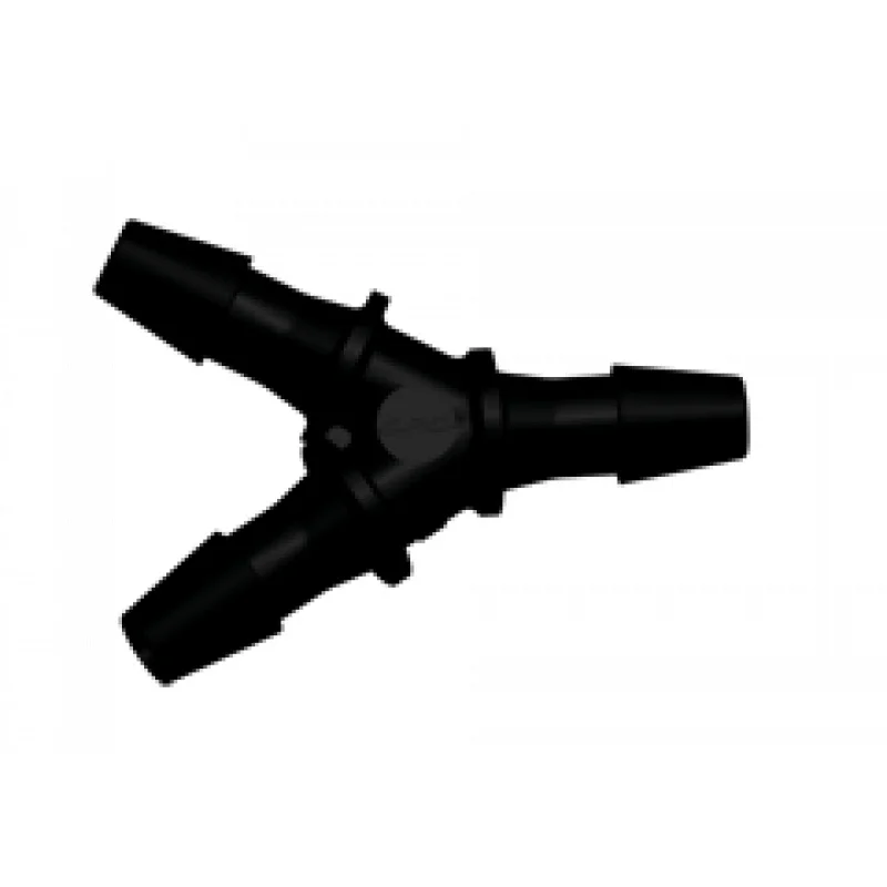 

CPC HY431 Y Fitting, 1/8 HB X 1/8 HB X 1/8 HB, Black Nylon