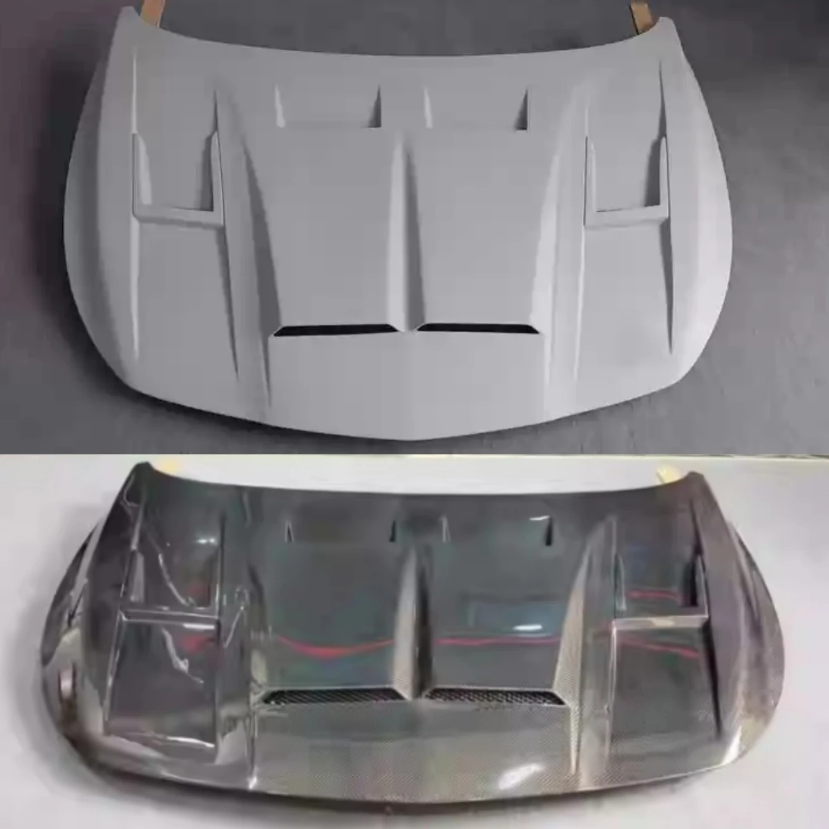 Car Engine Hood for Buick Regal Opel Insignia GS 17-23 Modified Resin Carbon Fiber Engine Cover Forged Carbon Bonnet