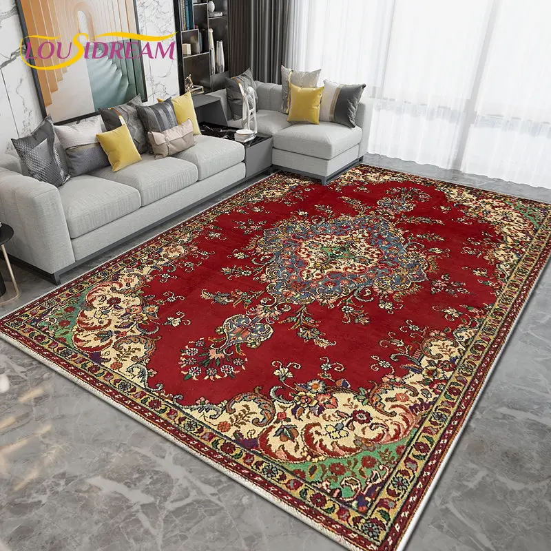 Persia Bohemia Nordic  Area Rug Large,Carpet Rug for Living Room Bedroom Sofa Doormat Decoration,kids Play Non-slip Floor Mat 3D