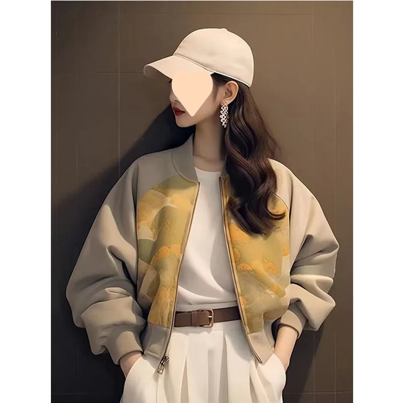 

Женские осенние бейсбольные куртки оранжевого цвета с поясами, в минималистичном стиле, плюшевые, уличные, теплые, модные, в стиле карго, с вырезами, для тренировок, шикарные