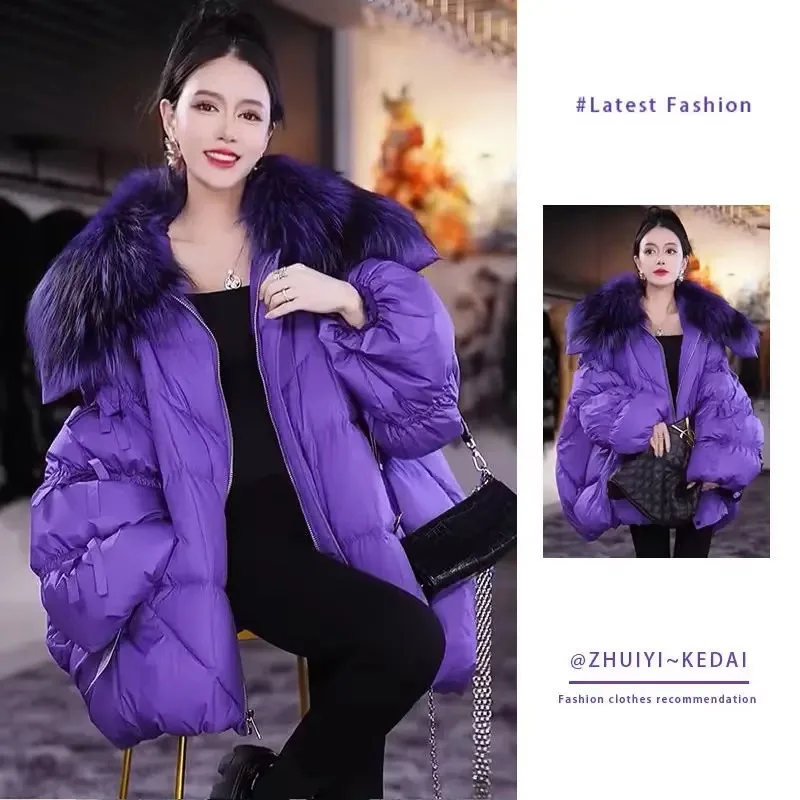 Veste matelassurera en coton chaud pour femme, optique unique, super belle, haute qualité, VPN sive, violet, hiver, nouveau