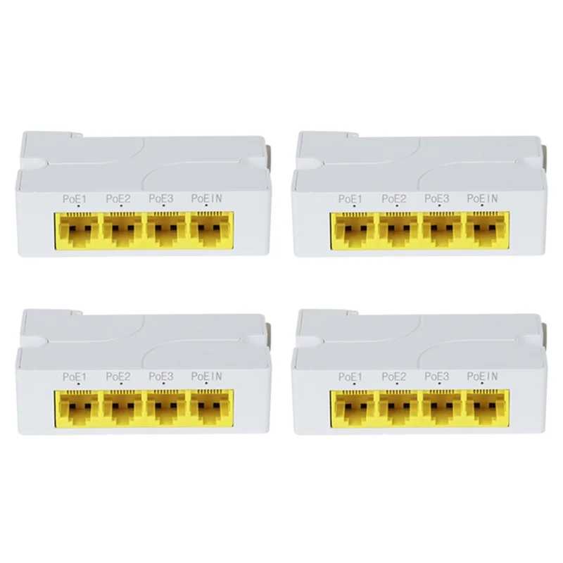 New--4Pcs 3 Port Po… - image