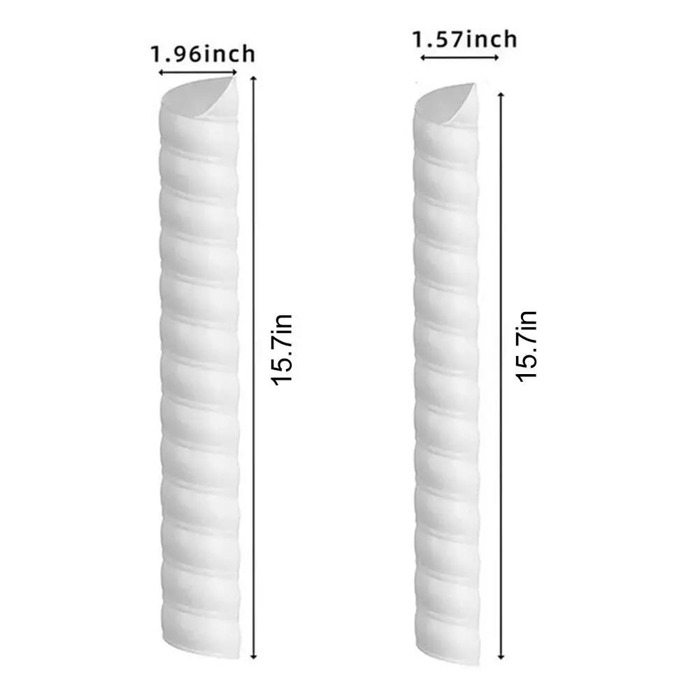 4pcs Protective Tree Trunk Covers for Saplings Shield Young Trees from Animals and Weather Damage Plastic Material