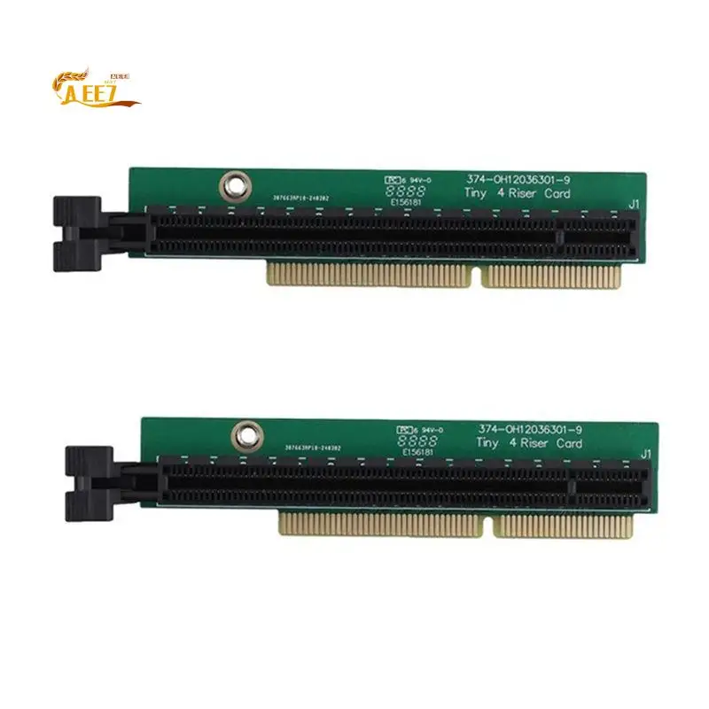 AEE7-2Pcs Graphic Card PCI-E Expansion Card Tiny4 Riser Card For Lenovo Tiny4 Series Models M720Q 01AJ940 PCIE Riser Card
