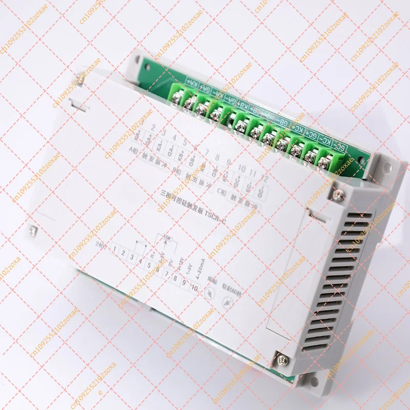 Three-Phase Thyristor Trigger Board SCR Phase Shift Voltage Regulator Module Compatible with KS KP 30A Industrial Regulator