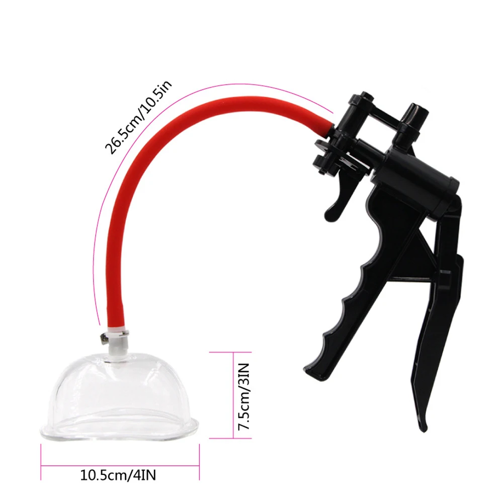 Женский насос для сосков, увеличитель груди, Стимулятор клитора, ручка для высасывания, Вакуумная чашка