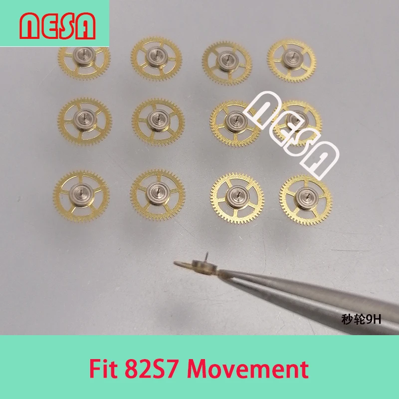 Automatic Movement 8217 82S5 82S7 821A Repair Parts Calendar Hammer Rotor Screw Splint Minute Wheel For Watch Repair Parts