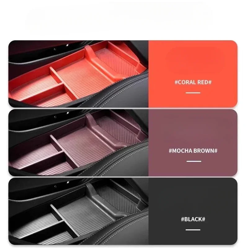 Boîte de rangement sous Console pour BMW X1 2023 2024 U11, boîte de rangement pour accoudoir de tasse d'eau, garniture de rangement, accessoires d'intérieur automobile