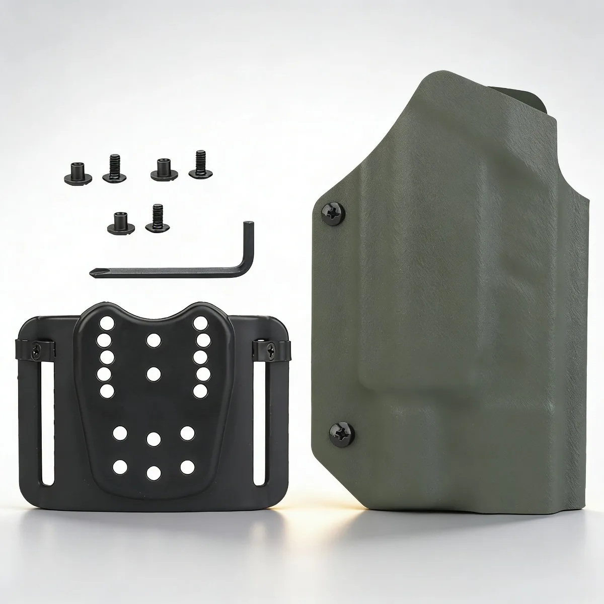 Tactical Lightweight Kydex Holsters 9mm For Glock 17 19 19X 23 34 35 45 with X300 Ultra X300U Flashlight Hunting Holsters