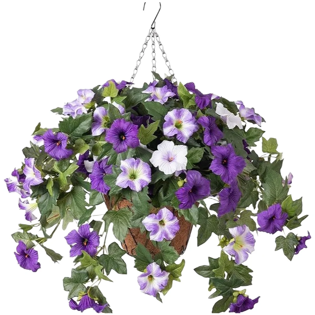 Artificial Morning Glory Vine Flowers Decor Purple Red Violet Orange Home Artificial Flowers Simulated Morning