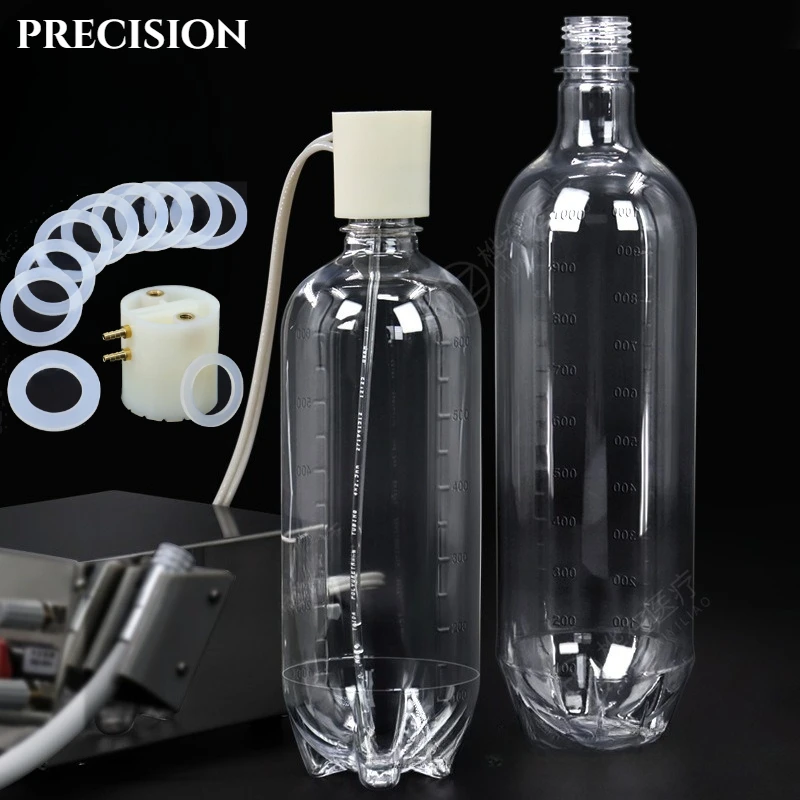 Dental Chair Turbine Water Storage Bottle Transparent Pressure Resistant 600ML 1000ML Water Storage Bottle Without Lid Lab Tools