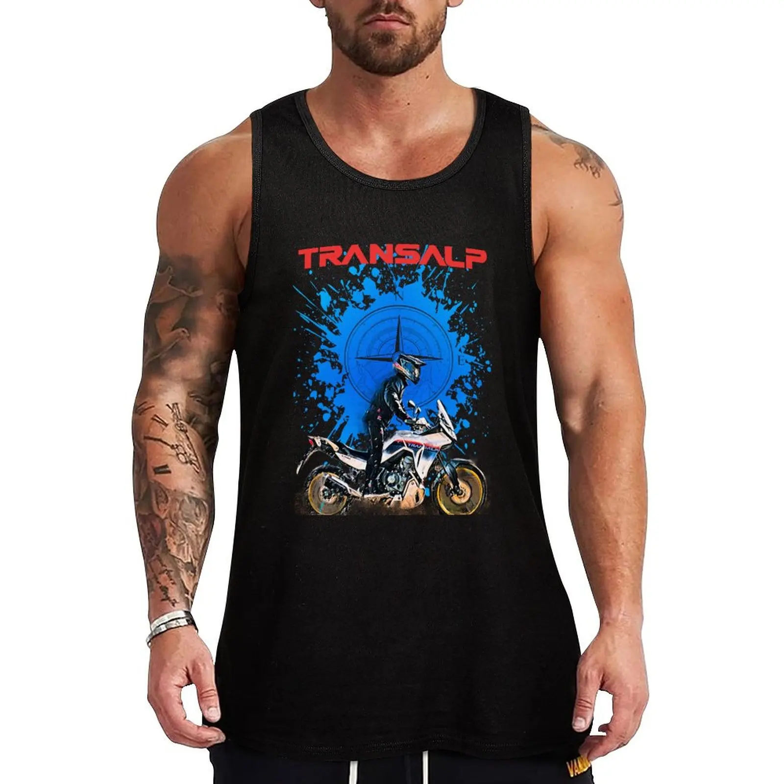 

XL 750 Transalp 2022 Tank Top Men sleeveless tee summer clothes men 2025 Muscle fit