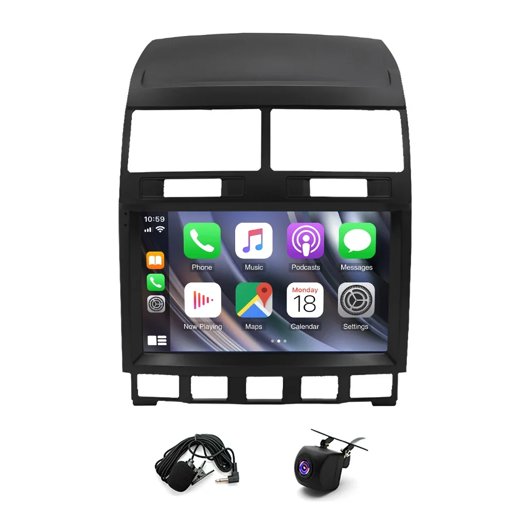 

9" HD Touch Screen for VW Touareg 2003-2010 Car Audio Multimedia Receiver /Carplay Android Auto GPS Radio Navigation AHD Camera