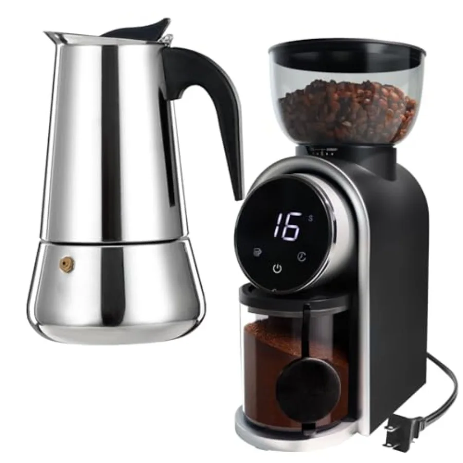 

12 Cup Stovetop Espresso Maker Stainless Steel Moka Pot Stove Top Percolator Italian Coffee Makers Capable Mocha Greca Machine