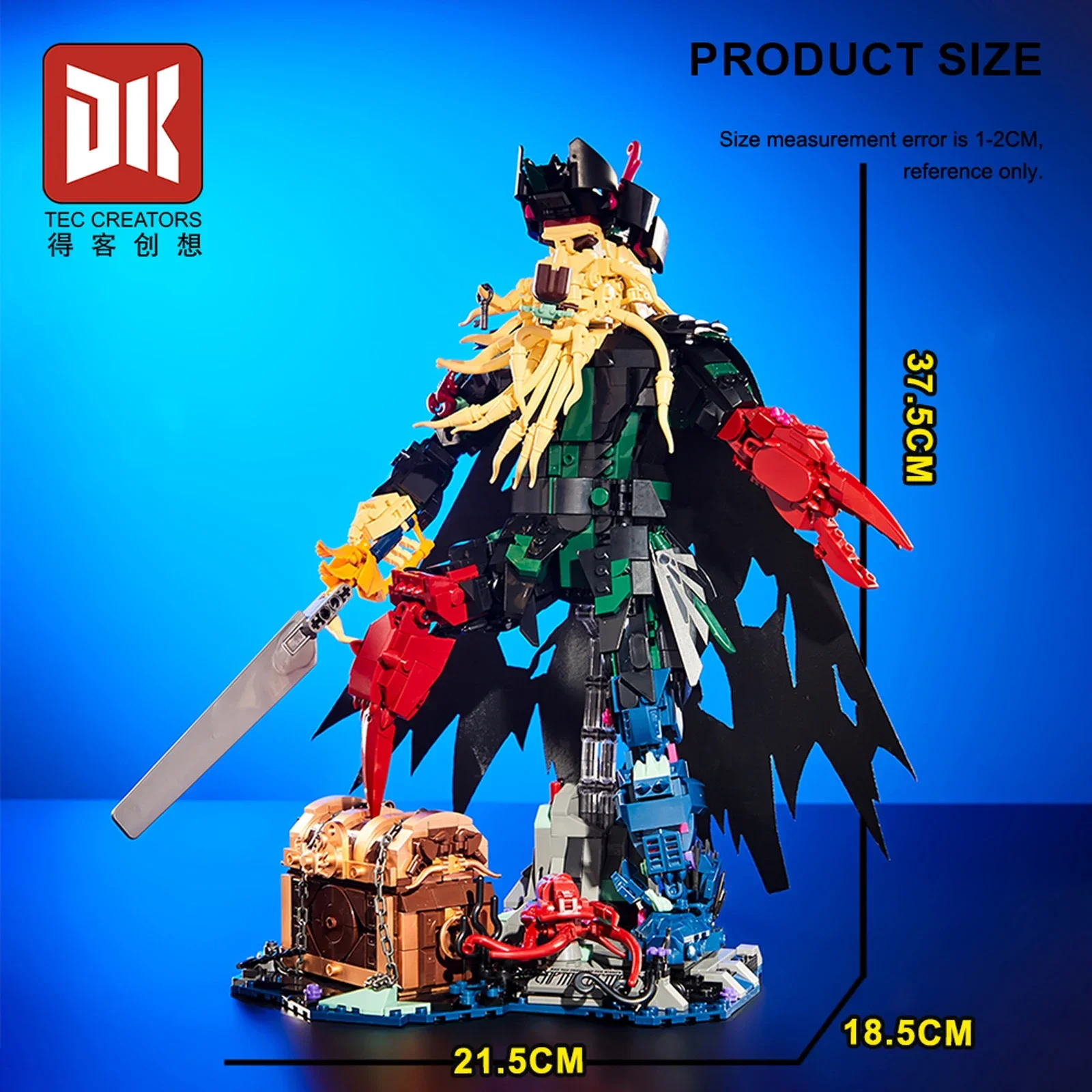 

DK7068 1705pcs MOC Creativity Pirate Captain Character Building Blocks Bricks Assembling Model Toys for Boys Christmas Gift Set