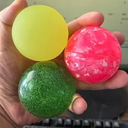 1 pçs grande bola de borracha saltitante 55mm basquete glitter mármore balle rebondissante crianças festa goodie presente saco enchimentos