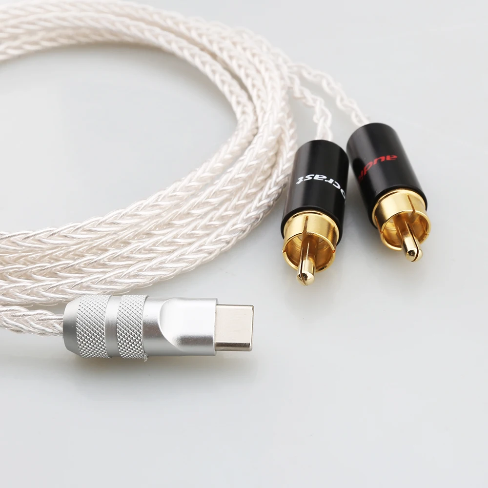 Cable de Audio HiFi híbrido (halógeno F) de Van Den Hul The D-102 III, de alta calidad, con enchufe RCA chapado en oro, cable de extensión VDH