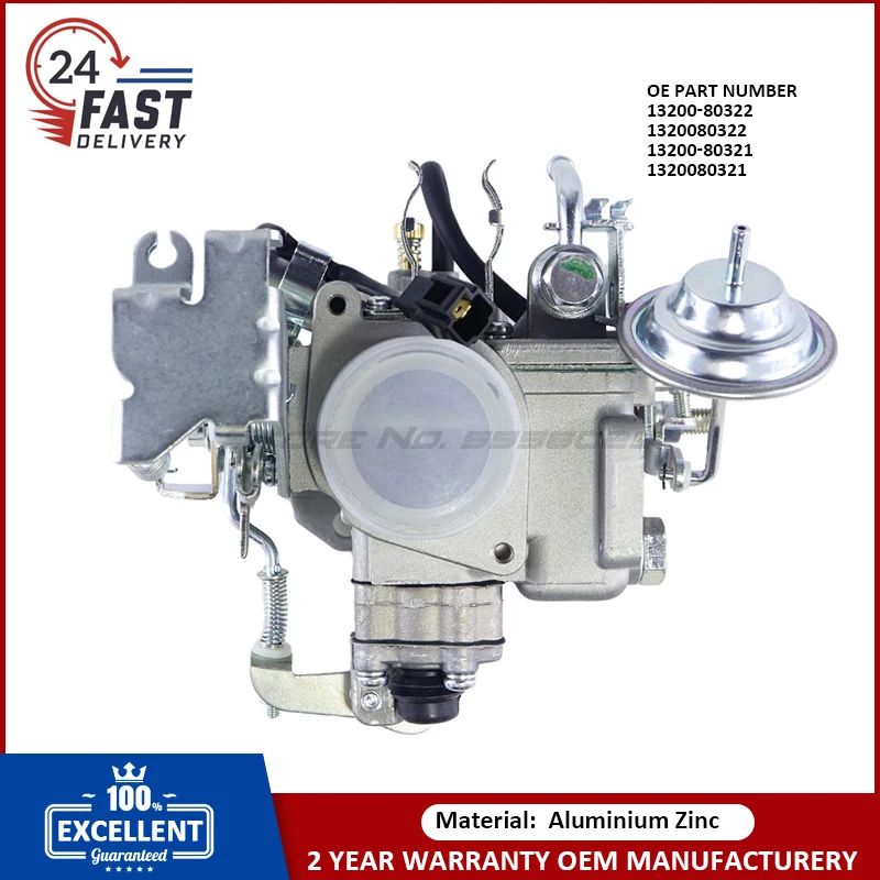 Carb Carburetor 13200-80322 13200-80321 for Suzuki SJ410, Jimny, Dihatsu, Charade Electric Choke 2-year warranty Carburetor Assy