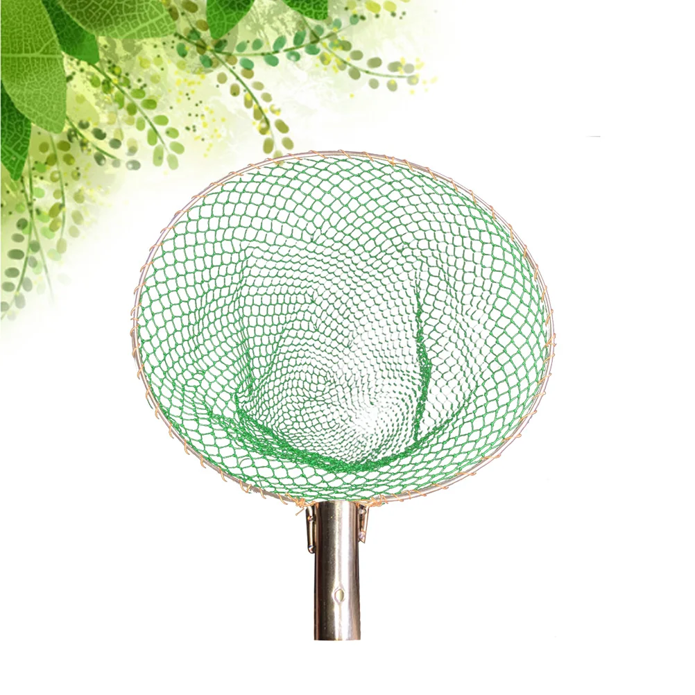 1 قطعة 25 سنتيمتر الفولاذ الهبوط ل اليد تراجع بحيرة تيار والعتاد اليد الصيد معدات الصيد صافي تراجع صافي #4