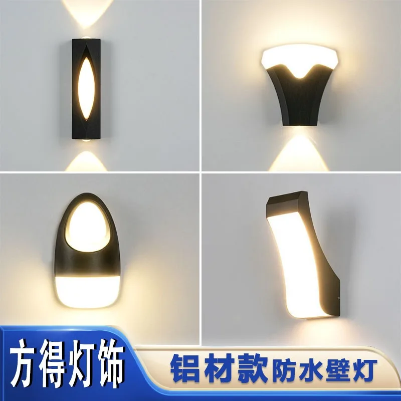2025 new outdoor wall lamp multi-specification luminous wall lamp guest room bedroom background wall indoor outdoor wall lamp wh