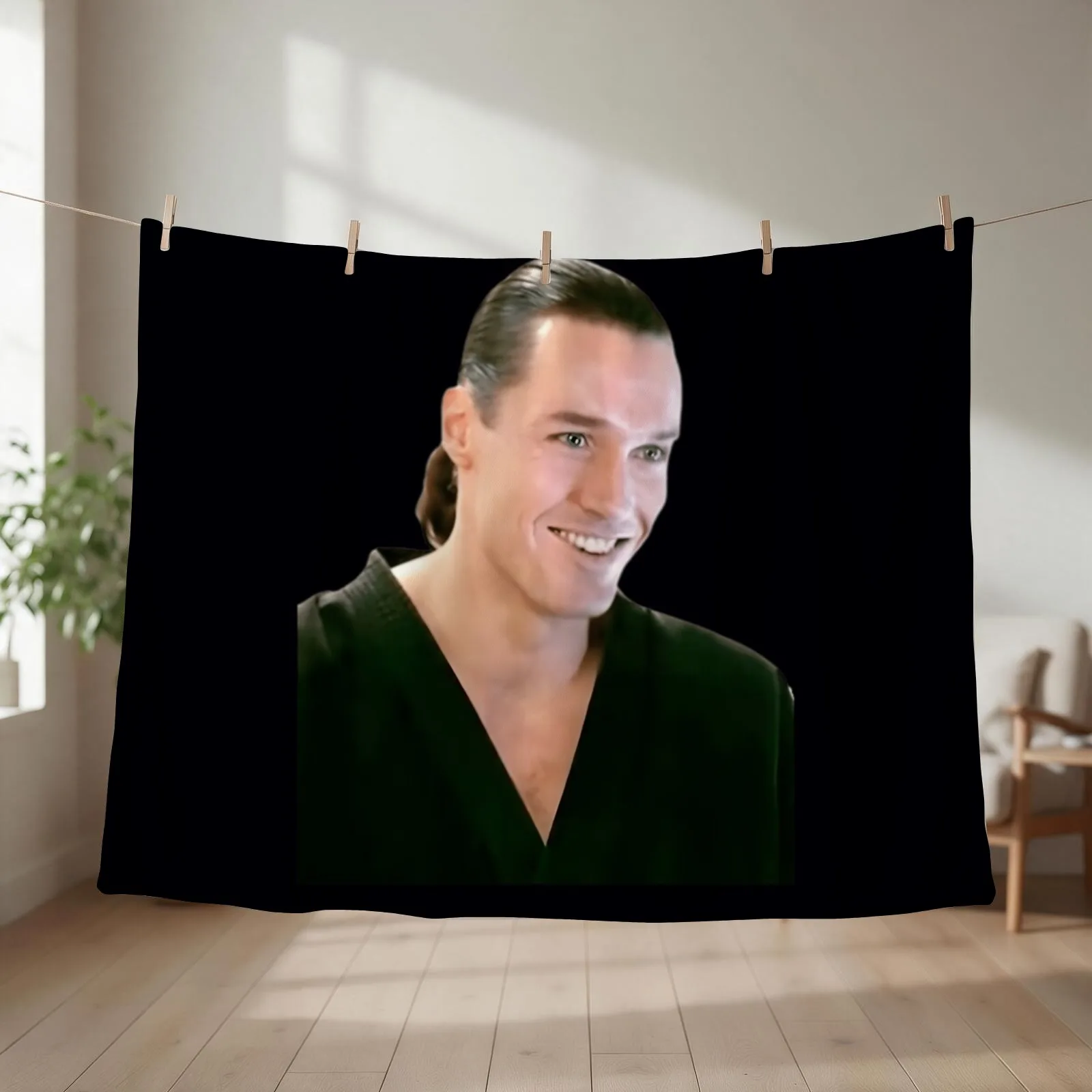 Terry Silver Karate Kid \t \t\t Throw Blanket couch cozy soft plush fuzzy picnic outdoor blanket