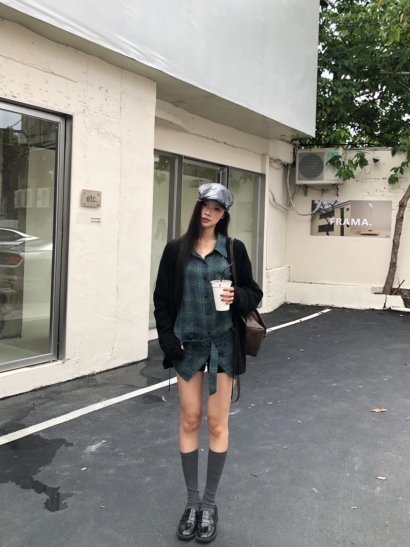 Bla gebreid open vest dames Sle Lazy Faion vroege herfst top rood Celebri Gallery 2025, nieuwe collectie, eenvoudig woon-werkverkeer...